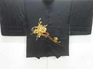 古楽器模様絵羽織